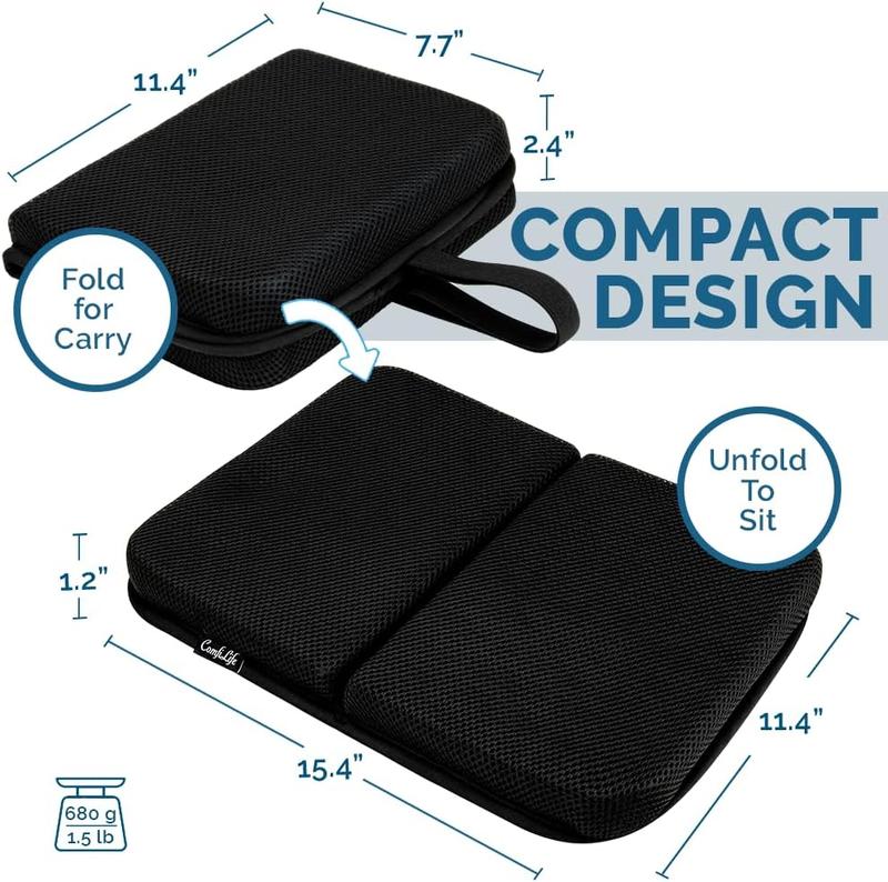 Foldable Gel Seat Cushion for Travel and Comfort