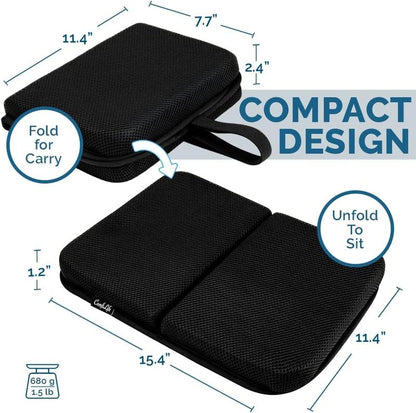 Foldable Gel Seat Cushion for Travel and Comfort